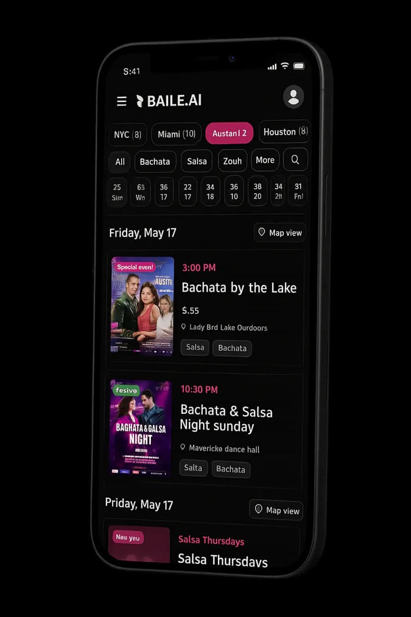 Baile.AI App Preview